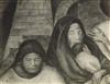 MODOTTI, TINA (1896-1942) A select group of 5 mural studies in Mexico City.